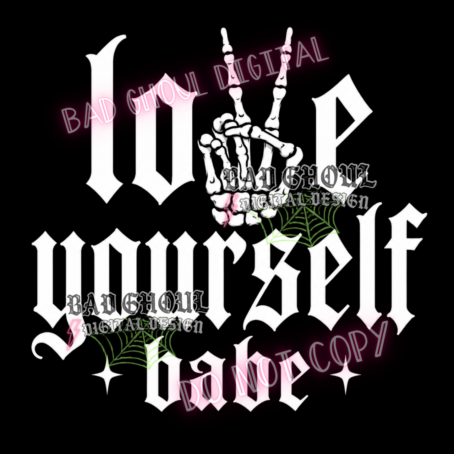 Love yourself babe | PNG DOWNLOAD