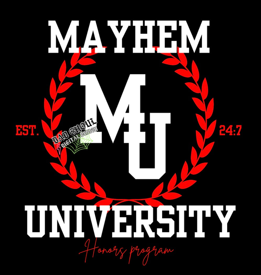 Mayhem University PNG Download