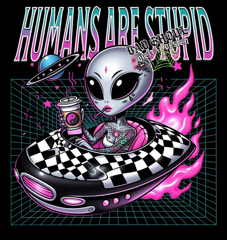 Humans are stupid PNG Download