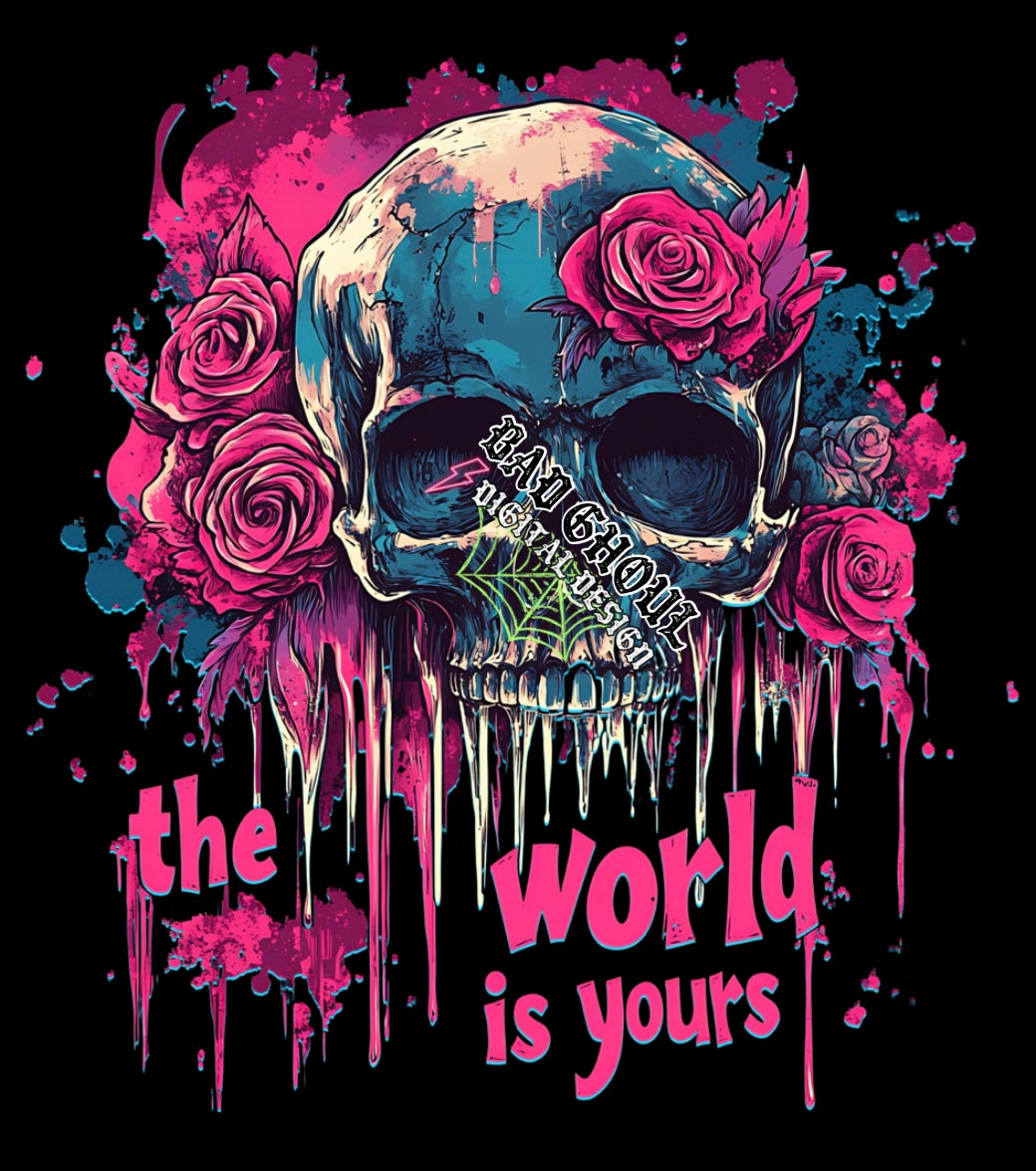 Exclusive The World Is Yours PNG Download Best on Black