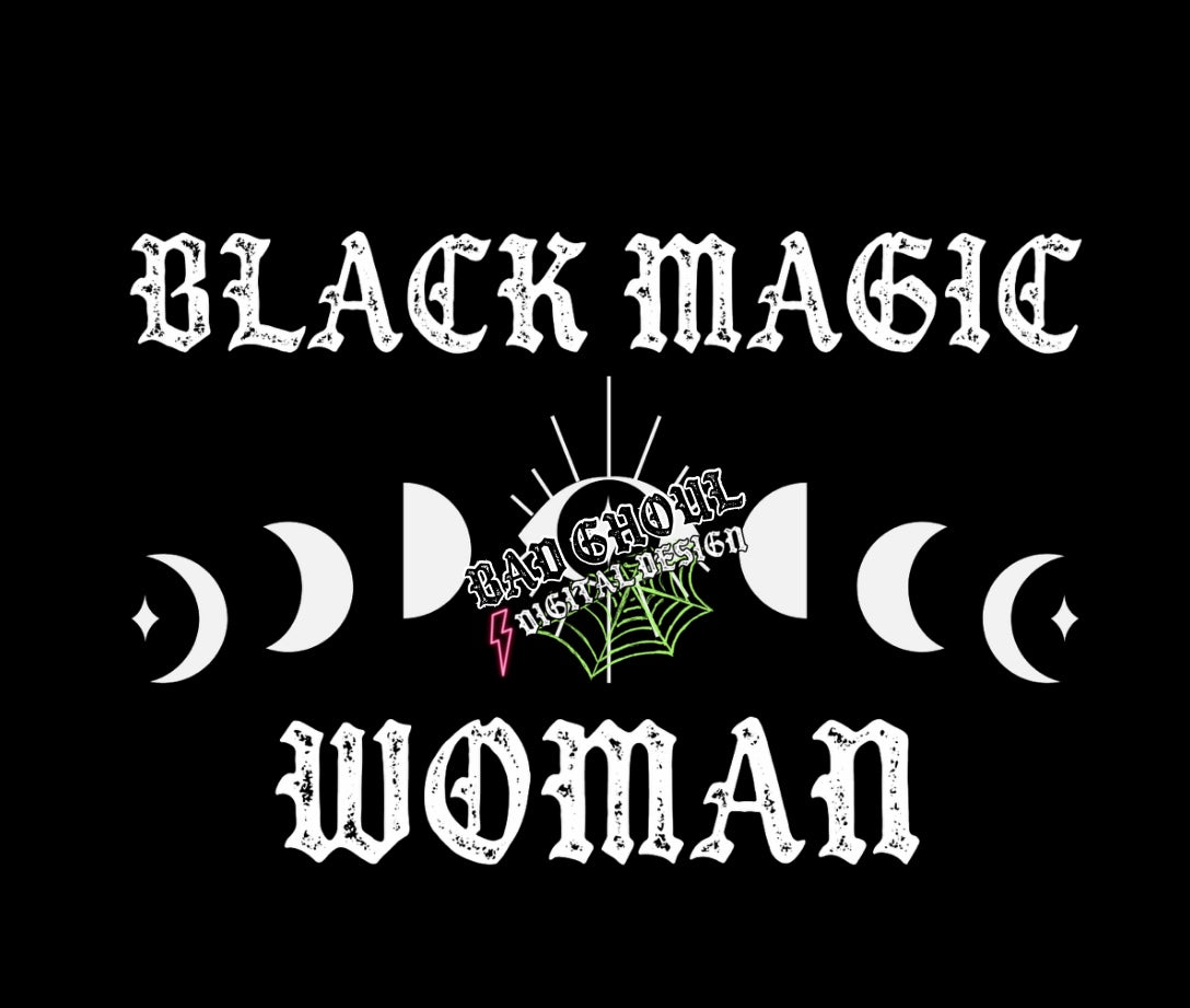 Black Magic Woman PNG Download