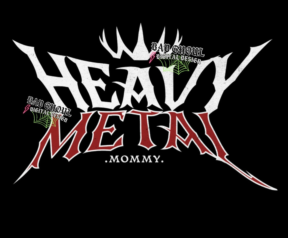 Heavy Metal Mommy PNG Digital Download