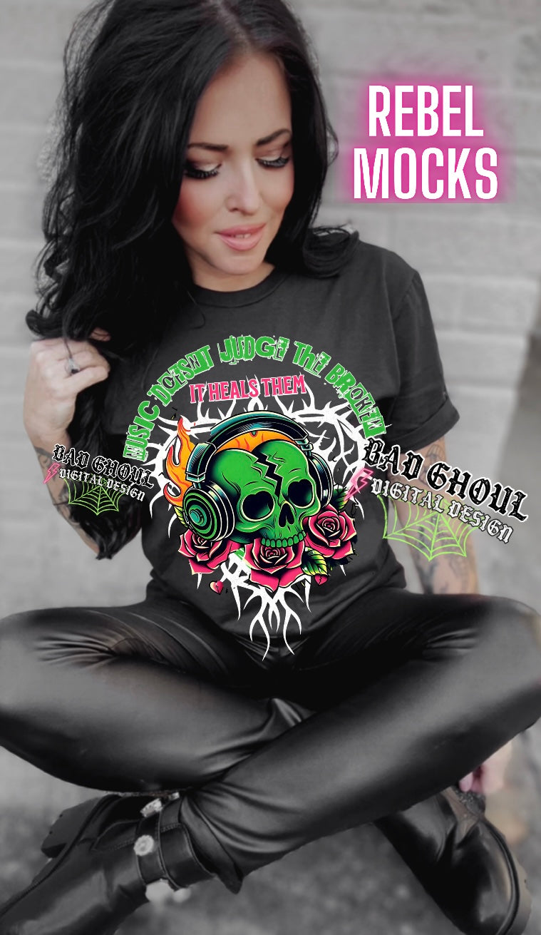 Exclusive -Music Doesnt Judge PNG Download