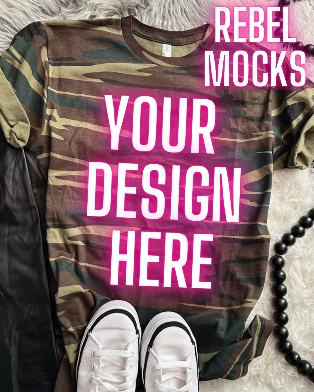 Code Five Camo Tee Flat Lay Mock Up TRENDING
