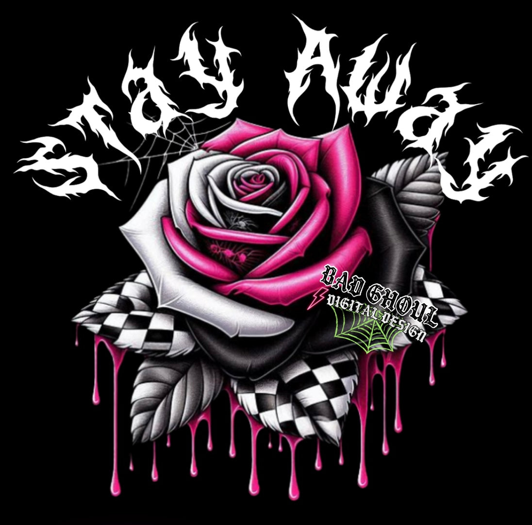 Stay Away PNG Download