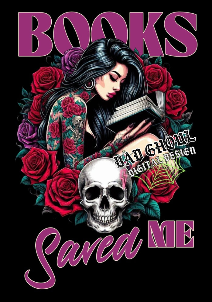 Books Saved Me PNG Download