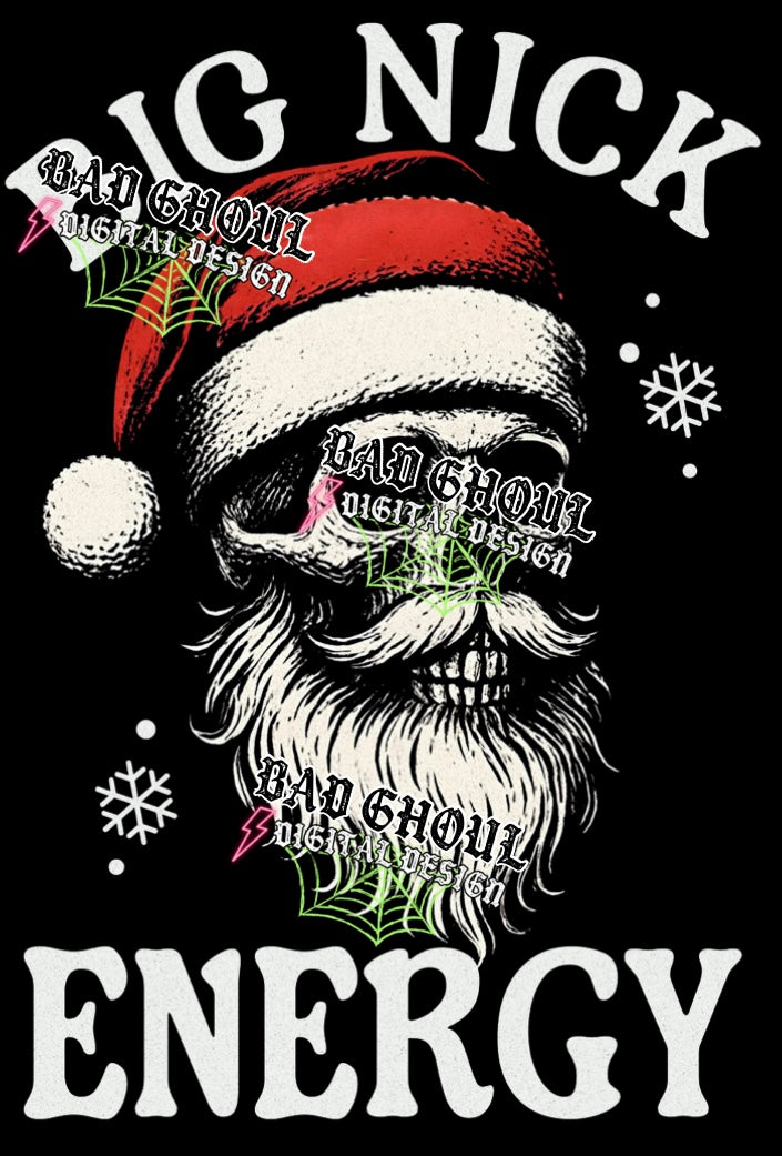 Big Nick PNG DOWNLOAD Black Fabric Only