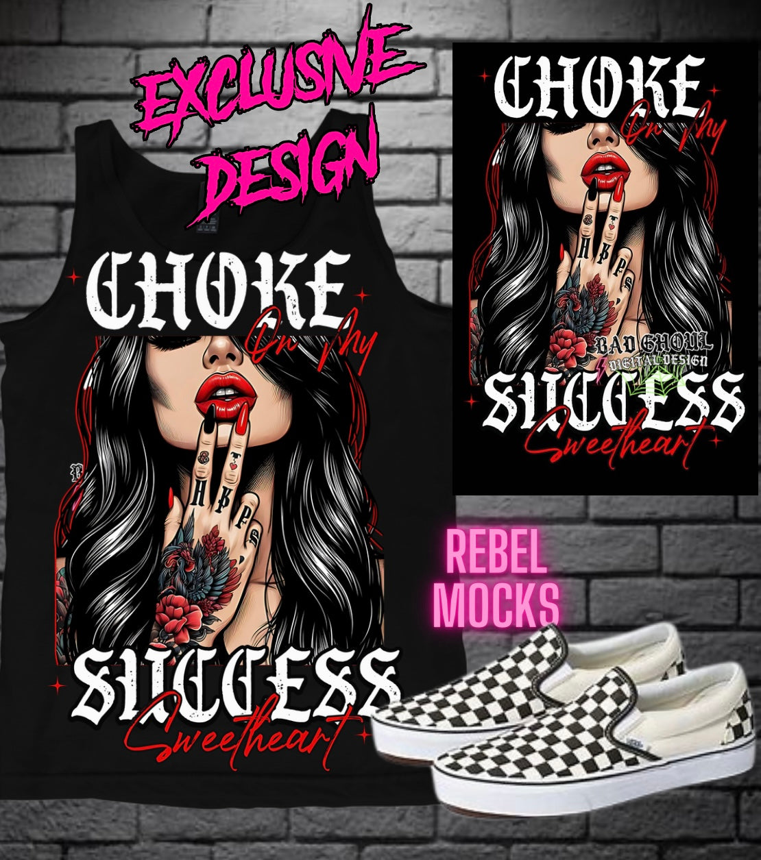 EXCLUSIVE Choke On My Success Sweetheart PNG Download