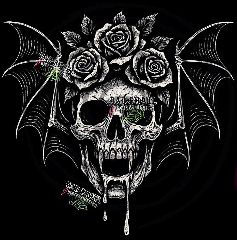 Vampy Bat PNG DOWNLOAD Black Fab Only