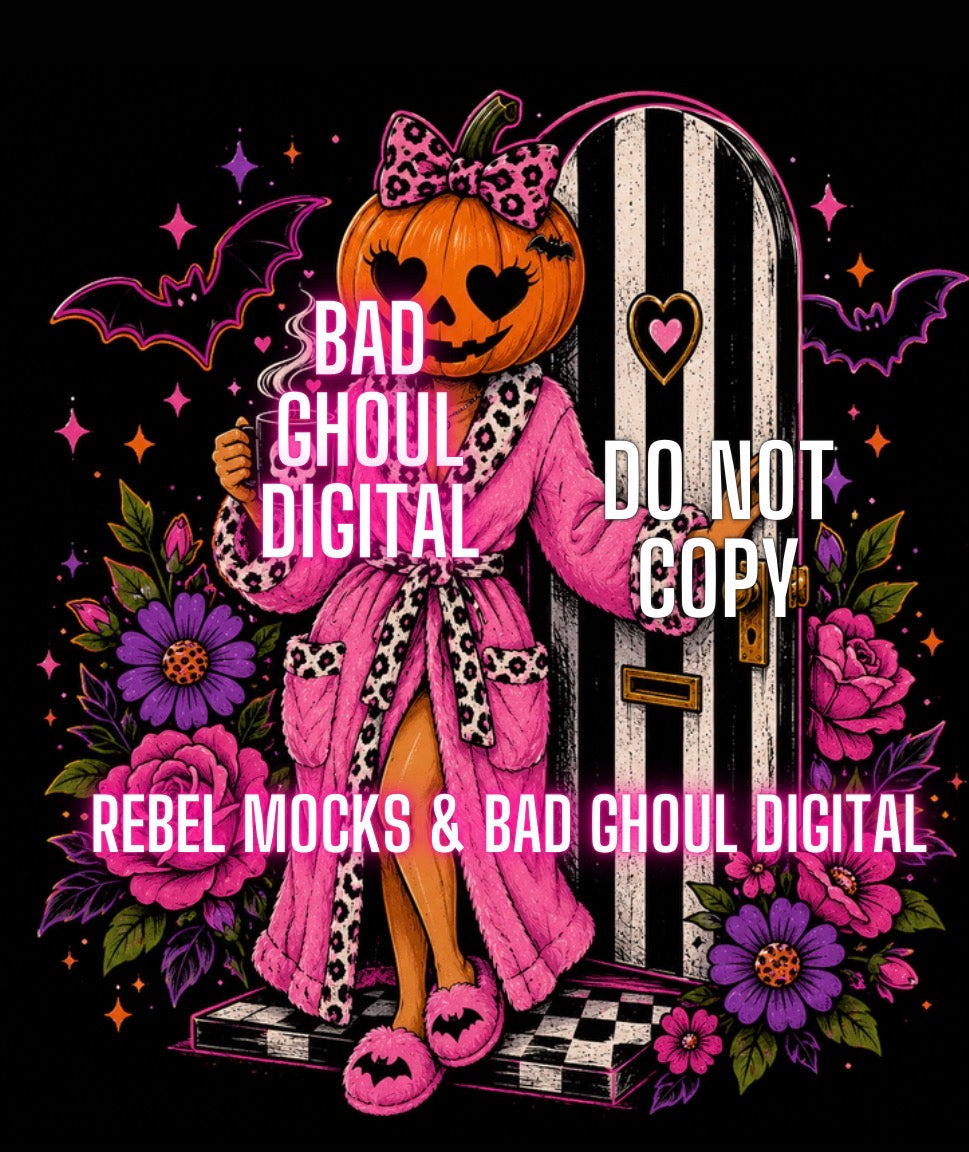 FALL Ghoul | PNG DOWNLOAD | Black Fabric Only