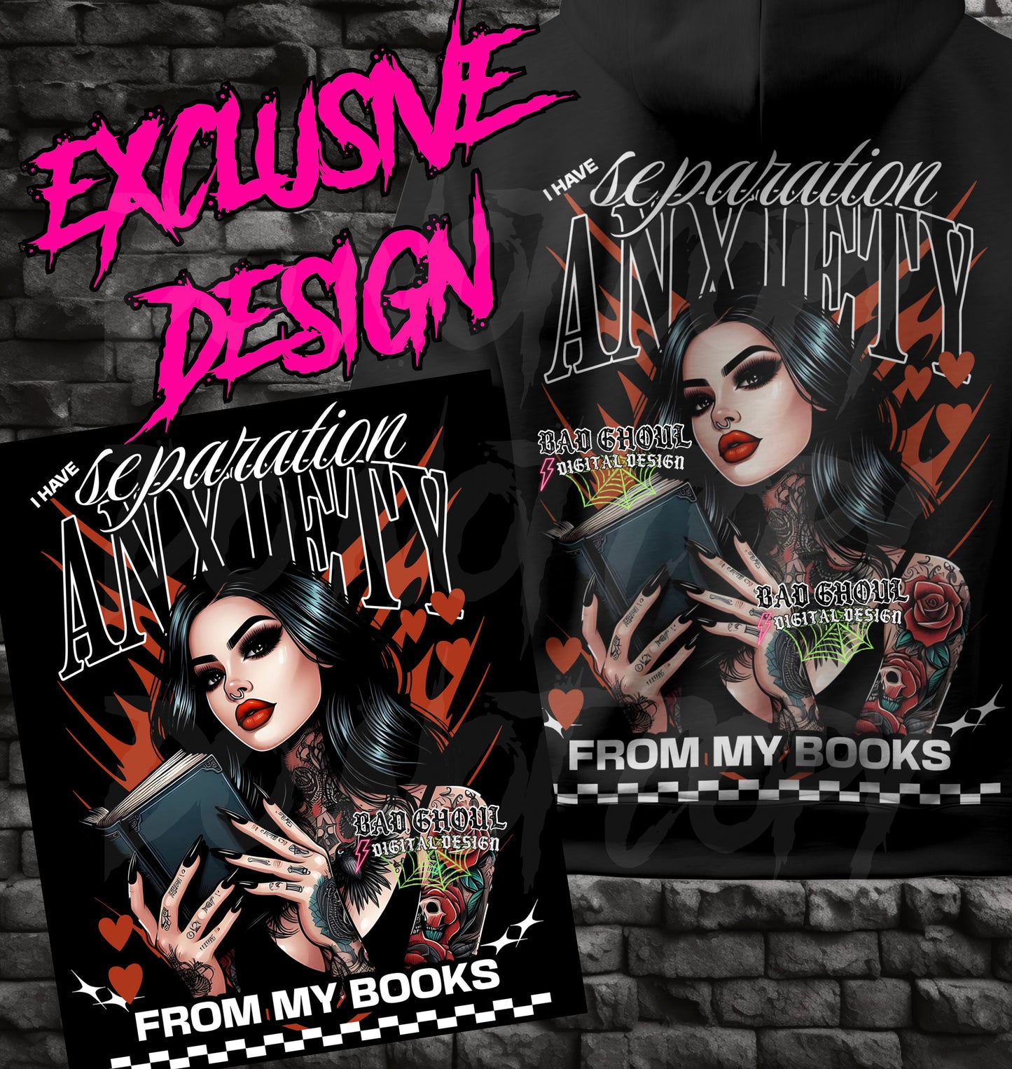 EXCLUSIVE Separation Anxiety From My Books PNG Download