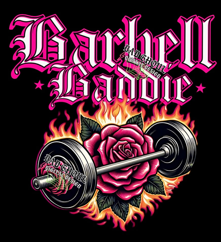 Barbell Baddie PNG Download