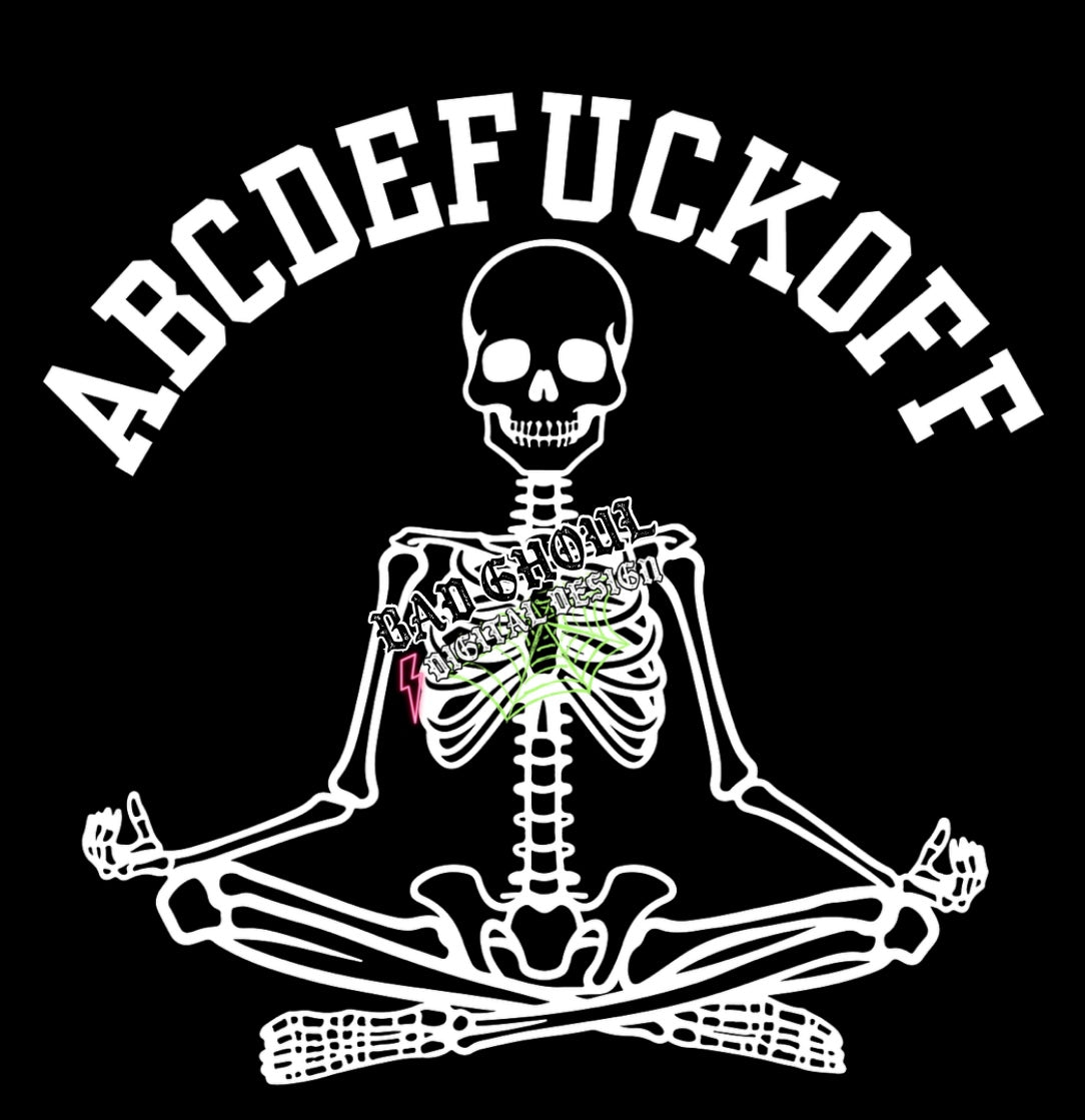 ABCDEFUCKOFF PNG Download black and white