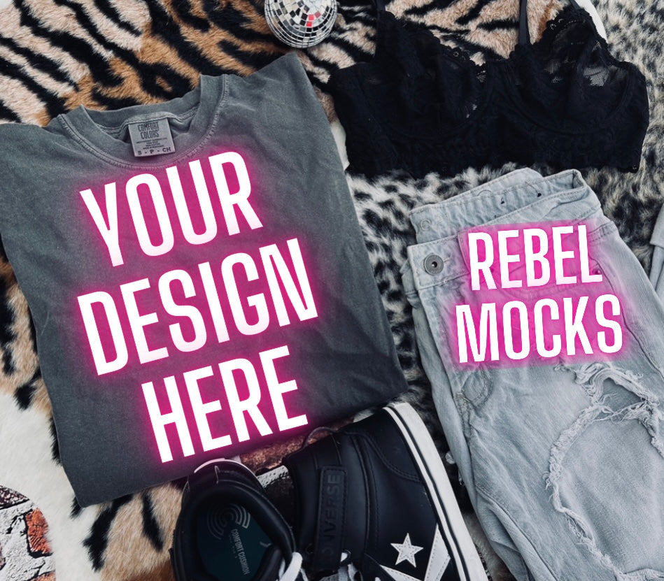 Pepper Alt Trendy Mock Up Flat Lay