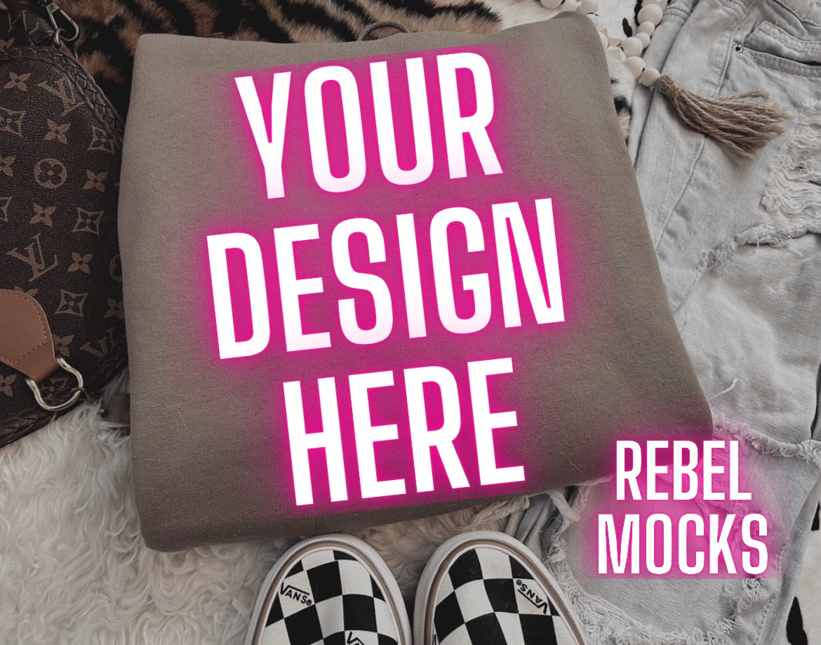 Jerzee Safari Flat Lay Mock Up