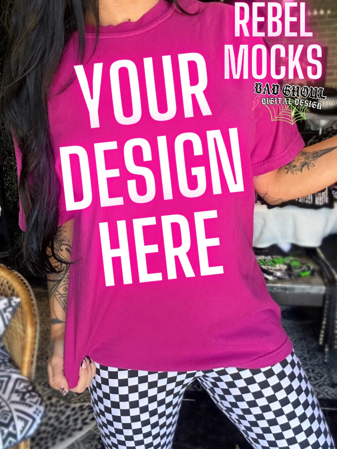 CC Boysenberry Model Mock Up IRL trendy