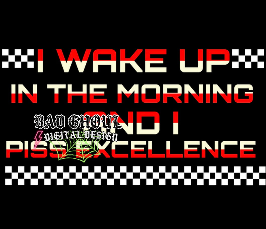 I wake Up PNG Download- 2 files