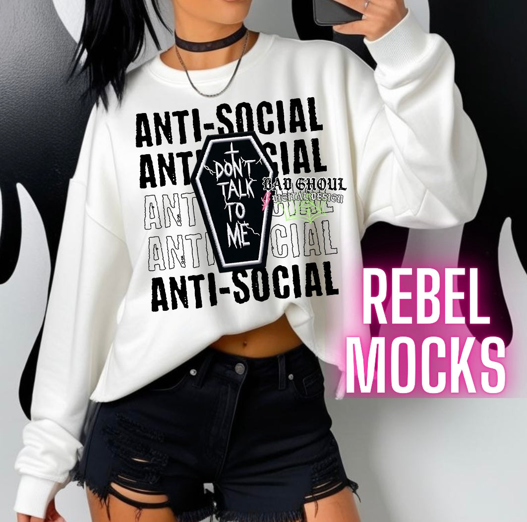 Antisocial PNG Download- 2 Files