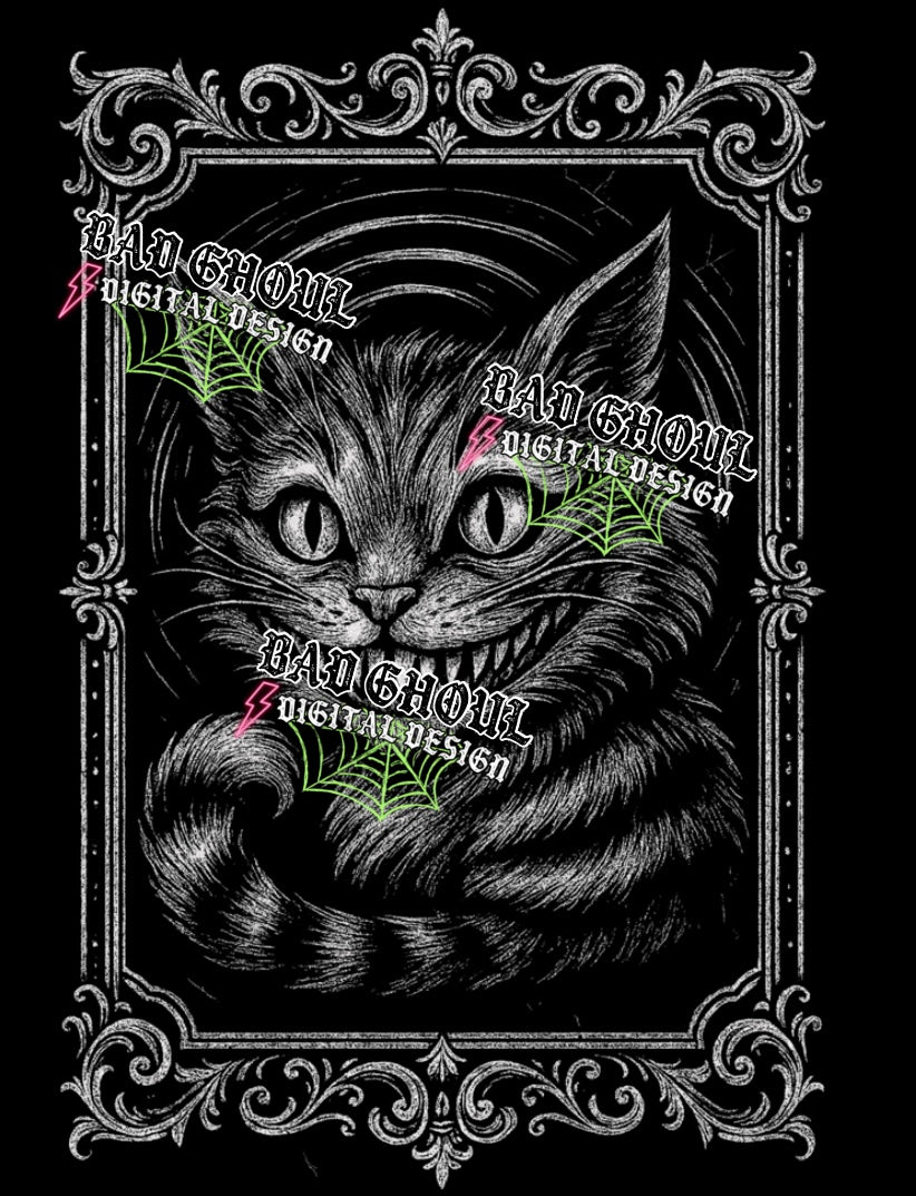 Mythical Cat PNG DOWNLOAD Black Fab Only