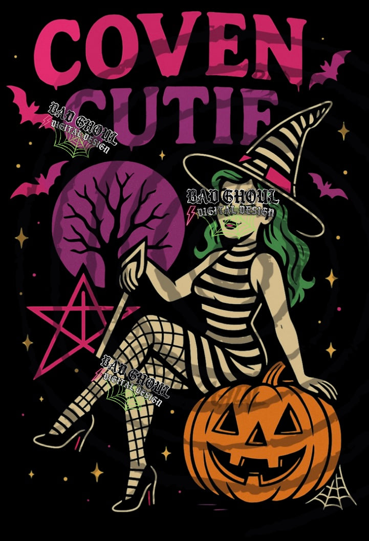 Witchy Bundle PNG DOWNLOAD black Fab Only