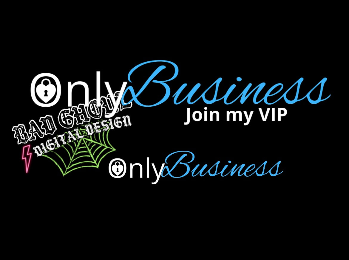 Only Business PNG Download black and white