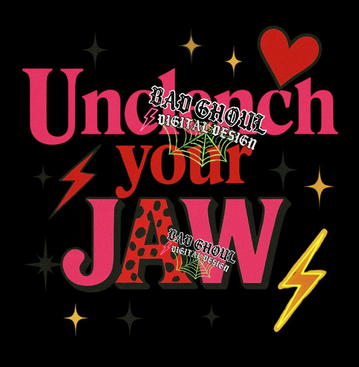 Unclench your jaw PNG Download