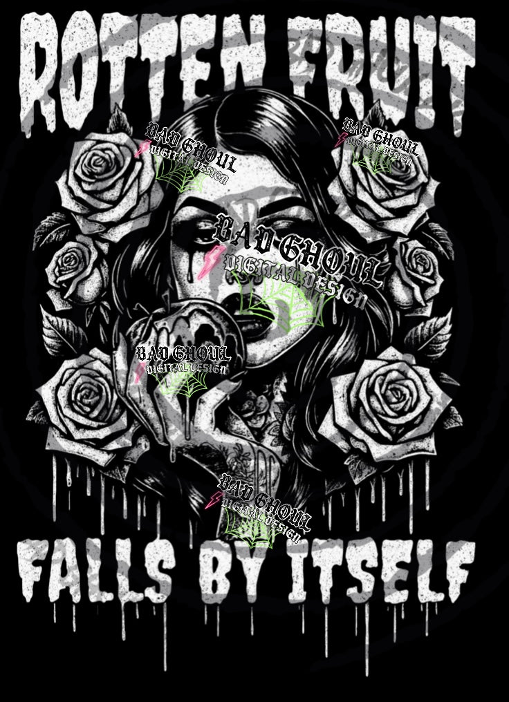 Rotten Fruit Black Fab PNG DOWNLOAD
