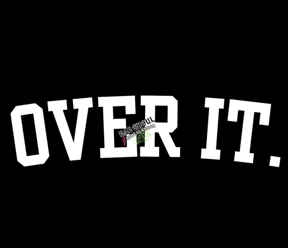 Over It PNG Download two files black and white