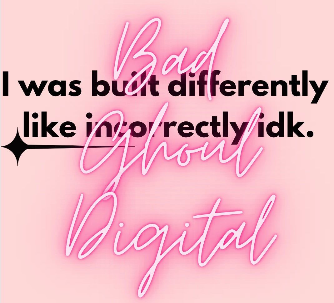I Was Built Differently Download sub & DTF 2 files