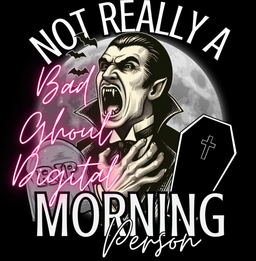 Not A Morning Person PNG Download