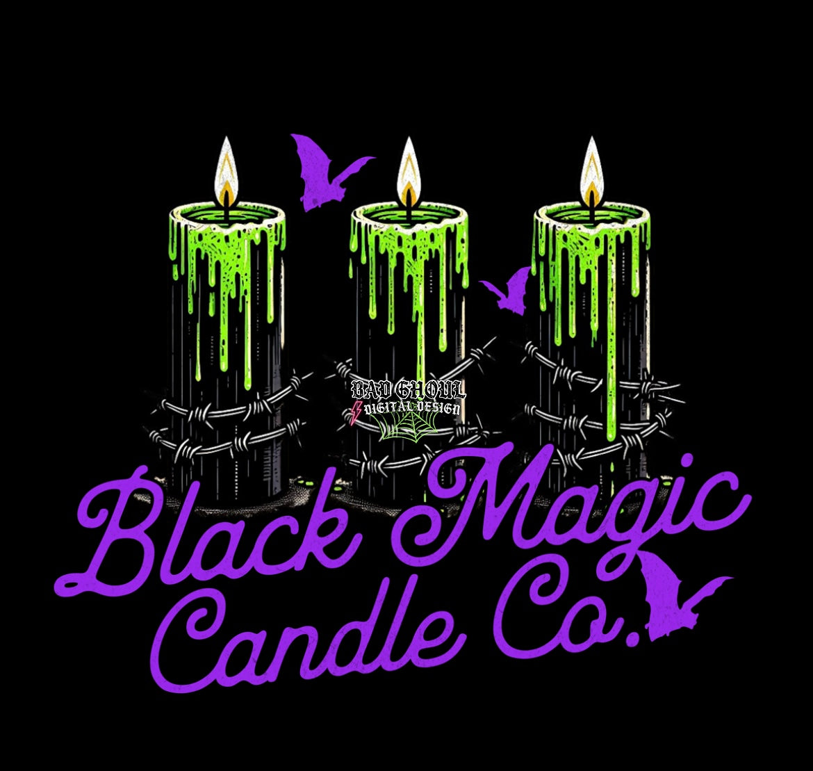 Black Magic Candle Co PNG Download