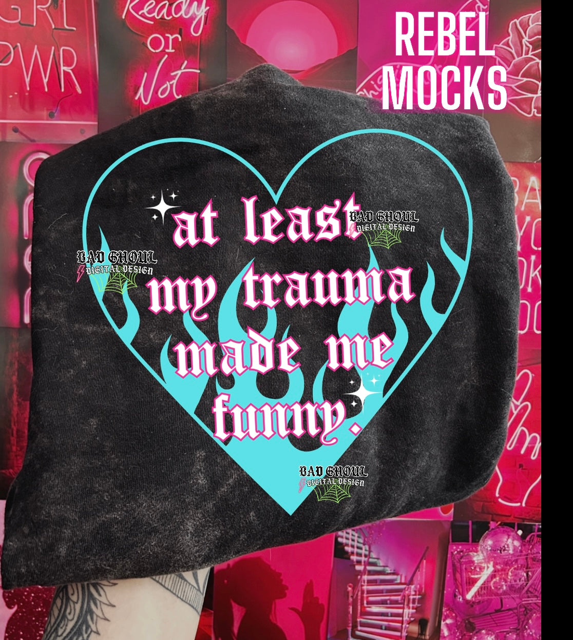 At least my trauma made me funny PNG Download 3 files