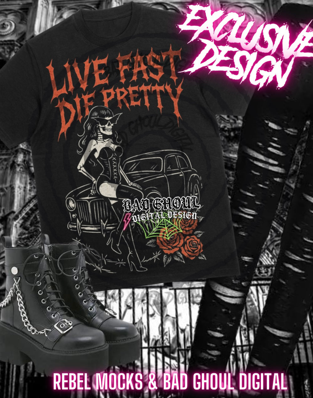 Exclusive Live Fast PNG DOWNLOAD