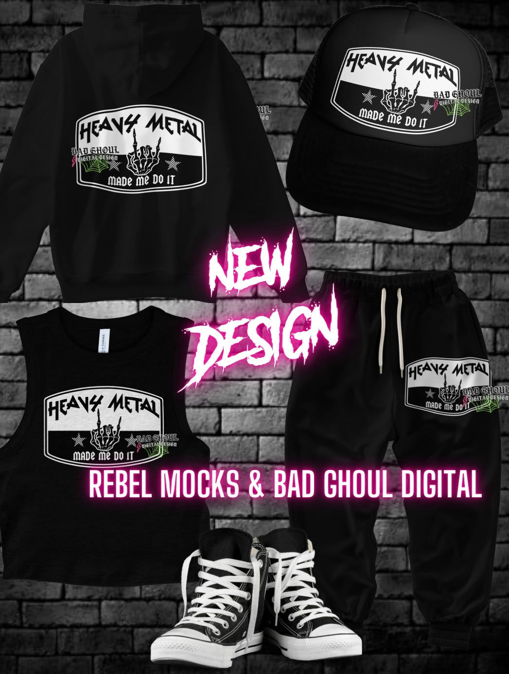 Heavy Metal Made Me Do It PNG Download