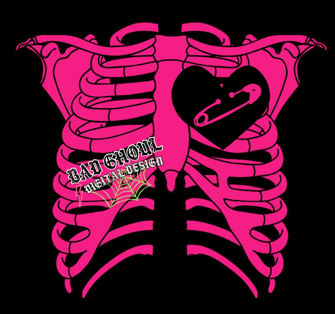 Pink Ribcage PNG Download