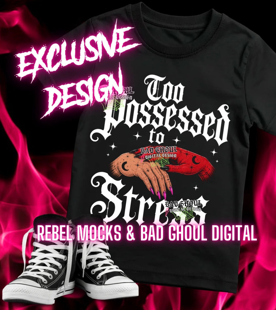 EXCLUSIVE Too Possessed | PNG DOWNLOAD| Black Fabric