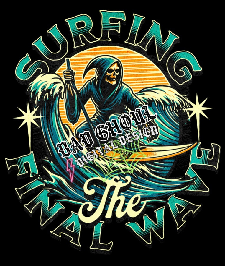 Surfing The Final Wave PNG Download