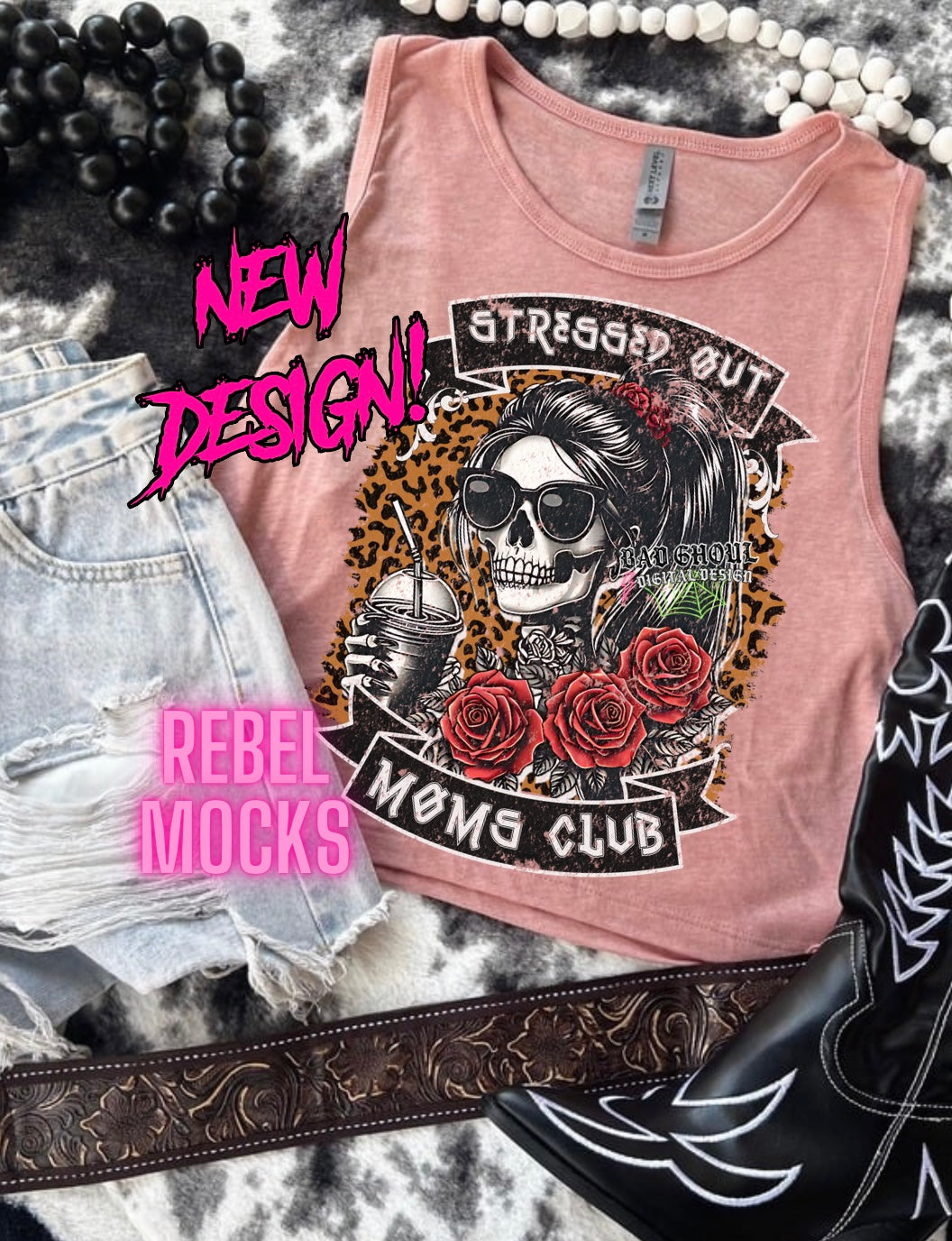Stressed Out Moms Club PNG download
