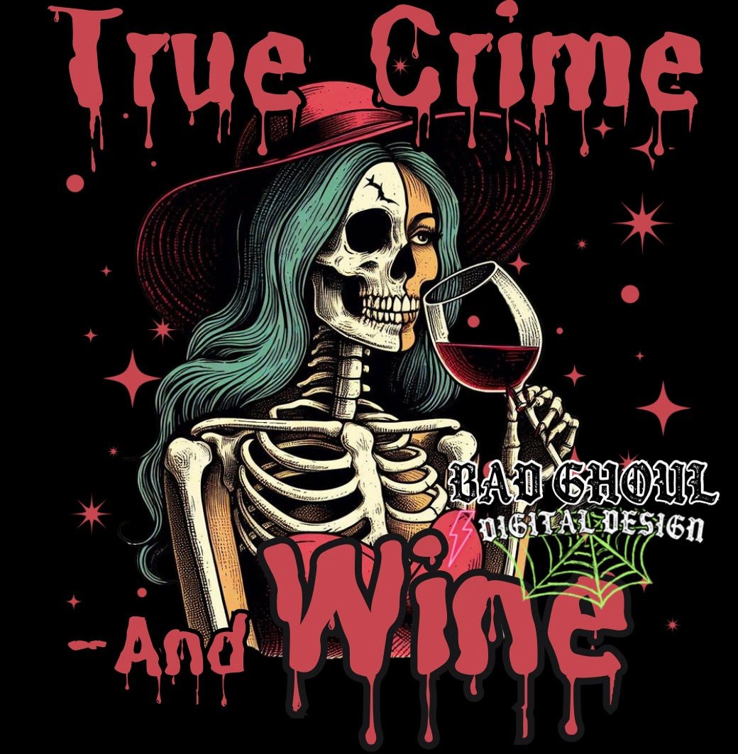 True Crime and Wine PNG Download