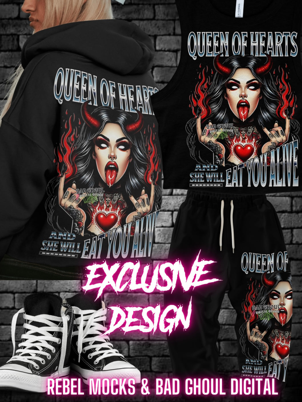 EXCLUSIVE Queen Of Hearts PNG Download