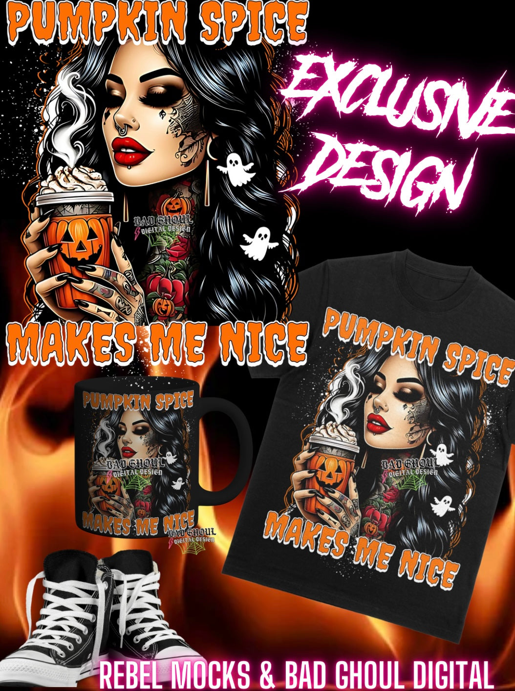 EXCLUSIVE Pumpkin Spice PNG Download