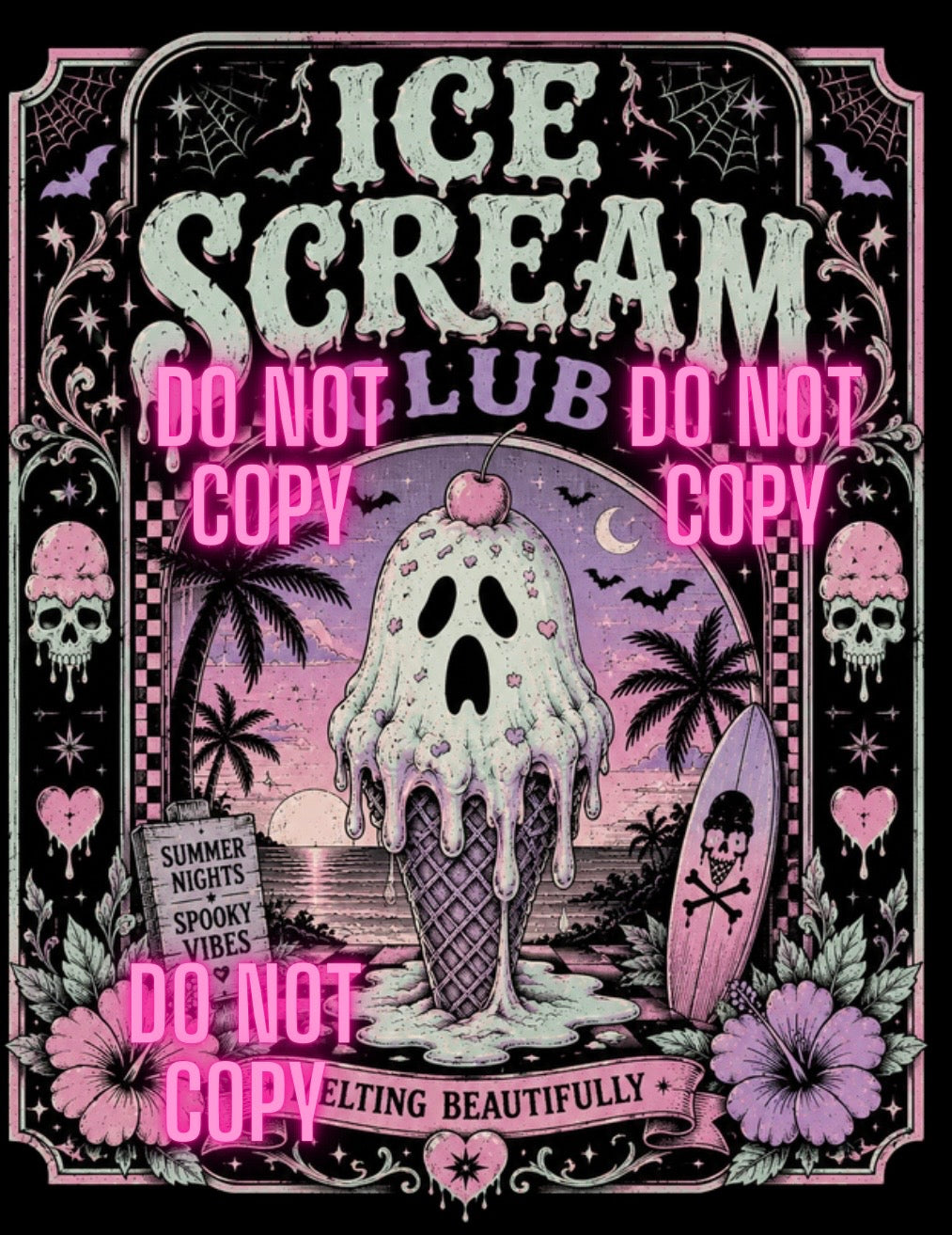 Ice Scream Club| PNG DOWNLOAD