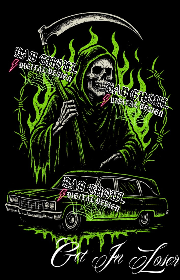 Get In Loser PNG DOWNLOAD Black Fab Only