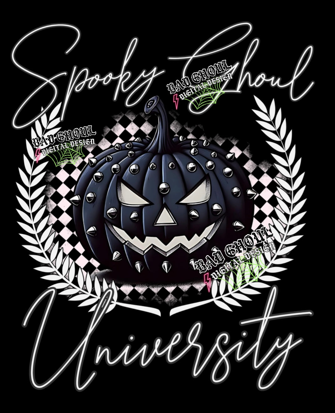 Spooky Ghoul University PNG download