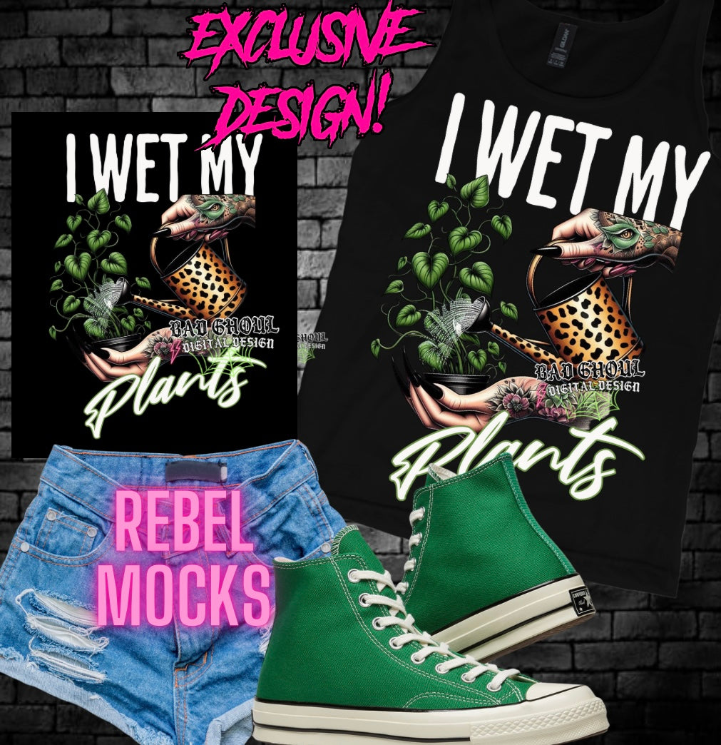 EXCLUSIVE I Wet My Plants PNG Download