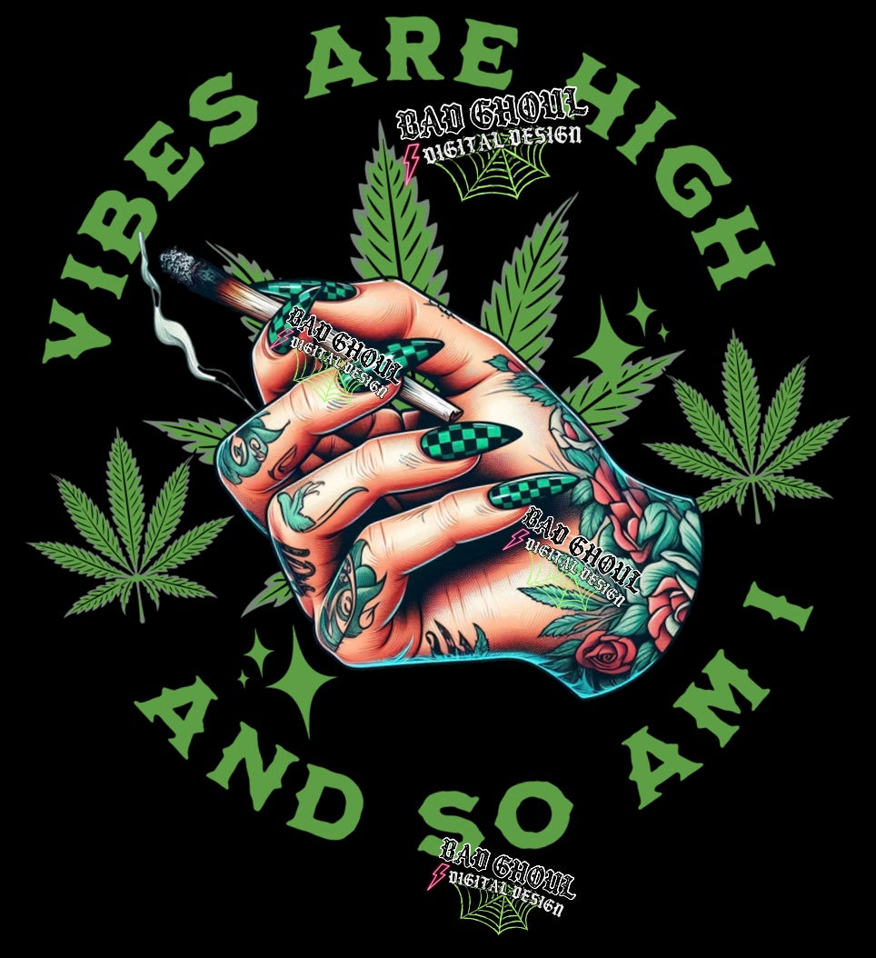 Exclusive Vibes Are High PNG Download