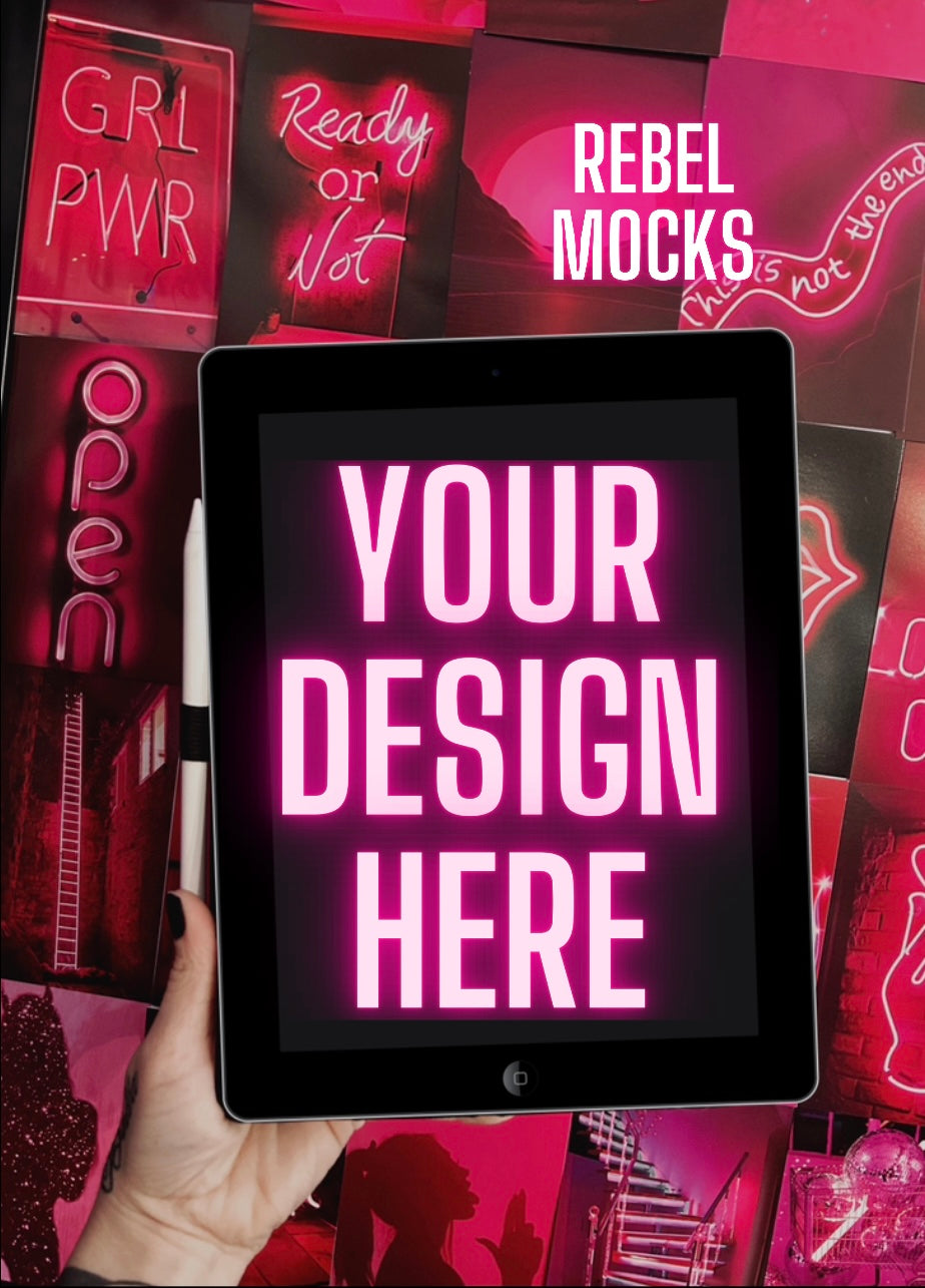 ipad Edgy Trendy mock