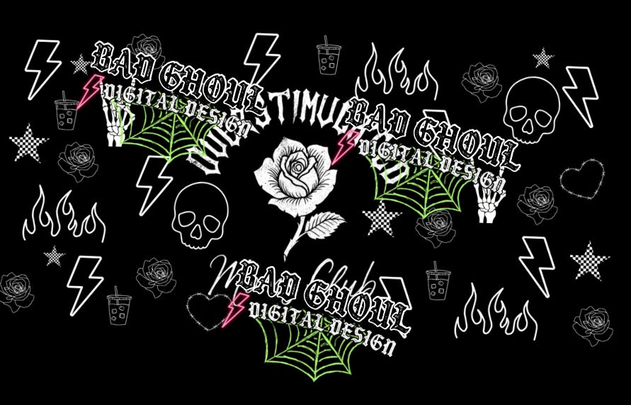 Tumbler / Cup Wrap PNG DOWNLOAD Black Cups Only