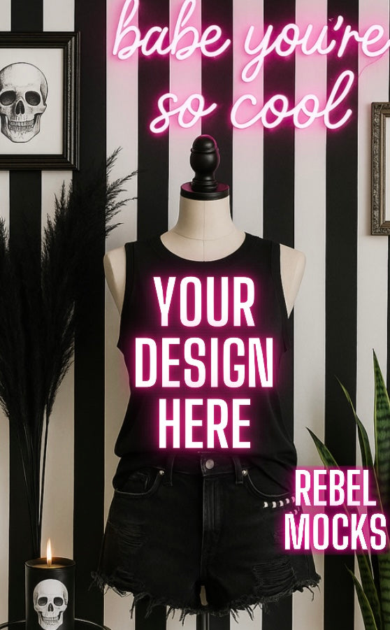 Black Tank Alternative Mockup