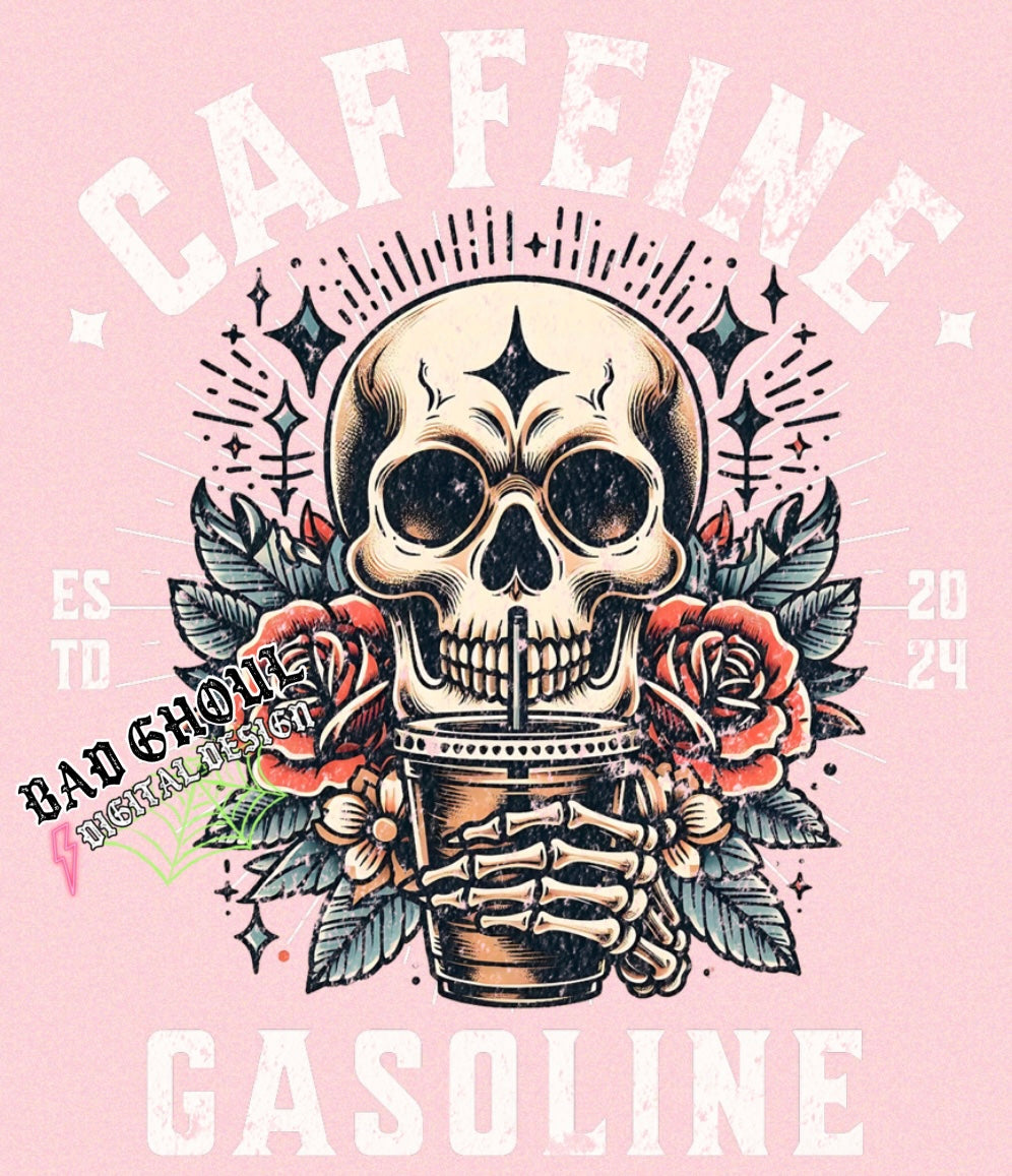 Caffeine & Gasoline PNG Download